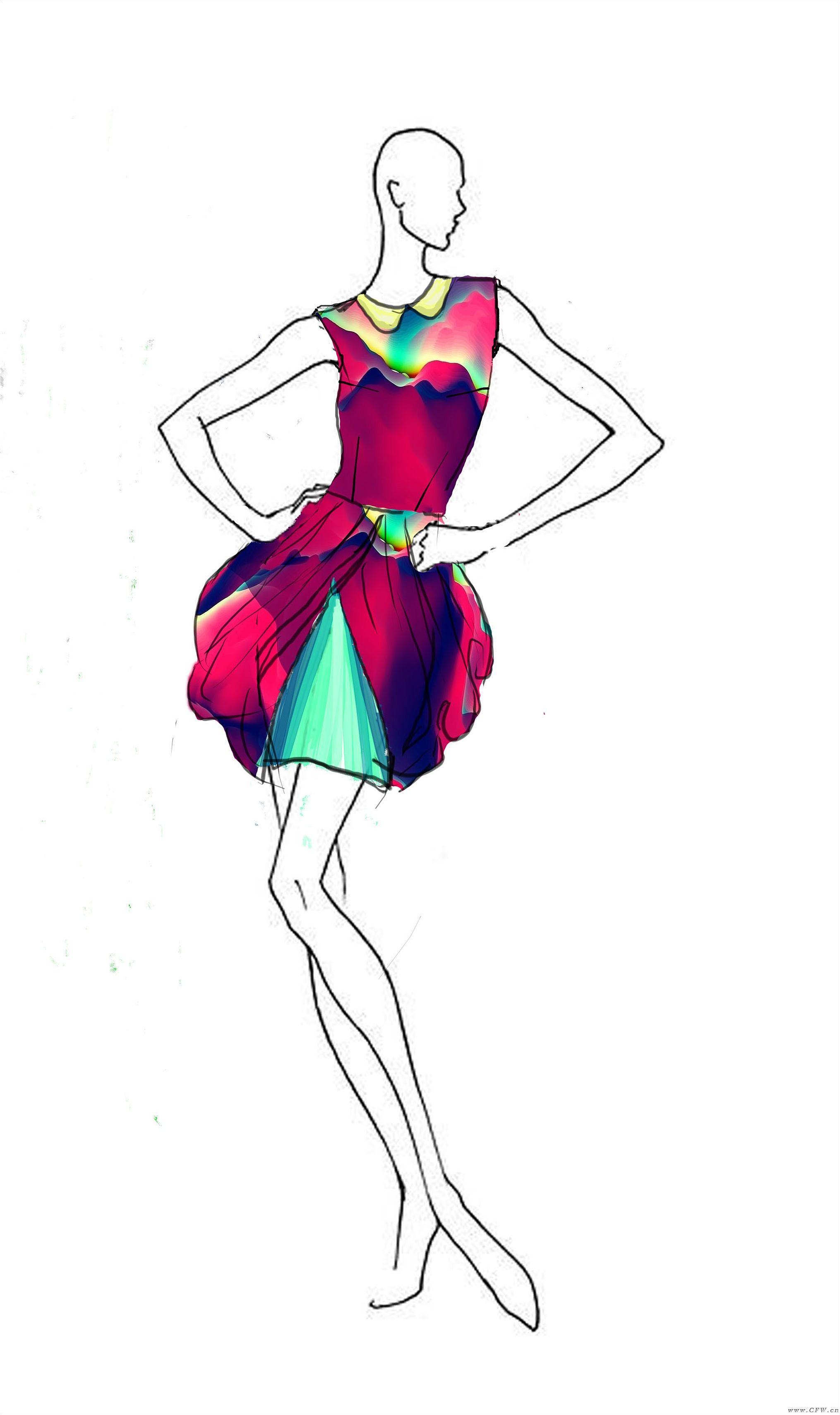 光影与蕾丝之间 婚纱礼服设计效果图的创作策略